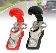 2pcs Car Battery Terminal Connectors Top Post Positive Negative Cable Clamp 400a 2pcs Car Battery Terminal Connectors Top Post Positive Negative Cable Clamp 400a