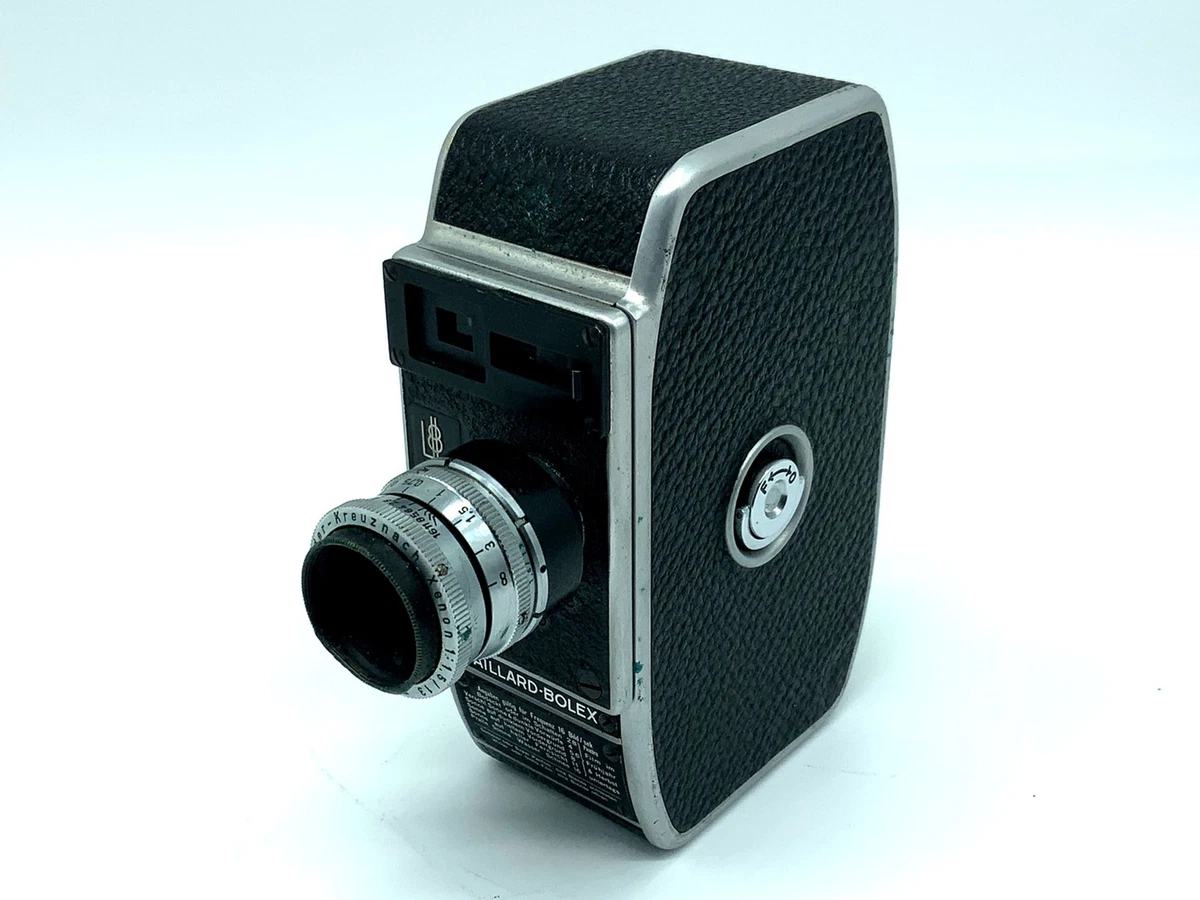 Une Ancienne Caméra Cinéma Suisse Bolex Paillard D8L Double 8mm De 1958 Avec Trois Objectifs Image430077667
