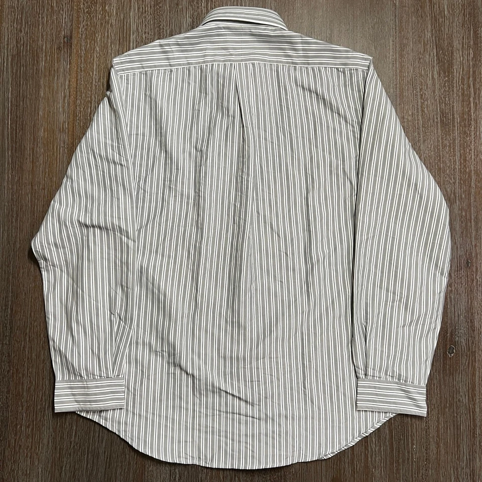 Nuevo Polo Ralph Lauren Para Hombres Calce Clásico Rendimiento Absorbente Rayas Camisa de Vestir XL Foto 2 de 4