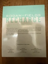 Rodan + Fields RECHARGE Regimen 1-2-3 Cleanser Ultra Boost Moisturizer SPF 30