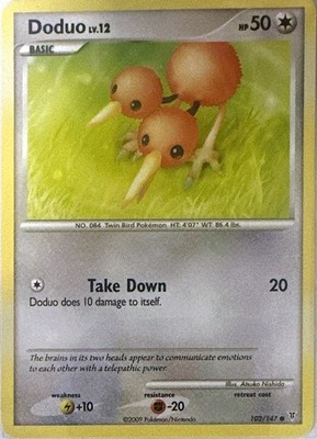 Doduo 102/147 Common Supreme Victors Pokemon Lightly Played
