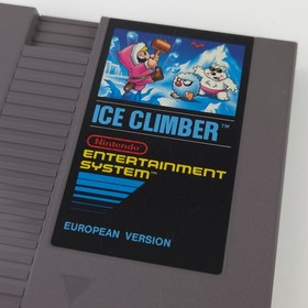 Nintendo NES Spiel: Ice Climber - Modul und Schuber (PAL European Version)