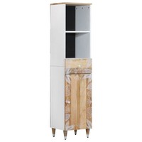 Badschrank 38X33,5X160 Cm Massivholz Mango Badezimmerschrank BadmöBel Vidaxl