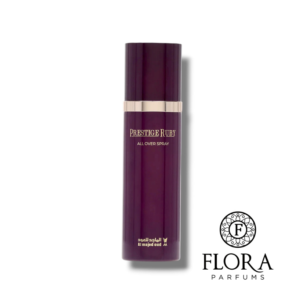 Prestige Ruby All Over Spray brume parfumée mixte Al Majed Oud corps cheveux