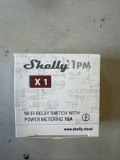 SHELLY 1PM UL-listed, Relay Switch with Power Metering 1x16A Wi-Fi