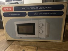 🔥SPECIAL OFFER🔥LOGIK LMW24 Compact Solo Microwave - White