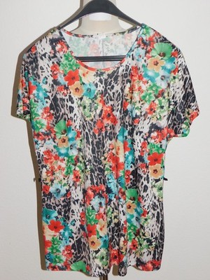 Wie Neu '' Locker sitzendes Tunika Stretch T -Shirt '' Gr. 46 (3XL)