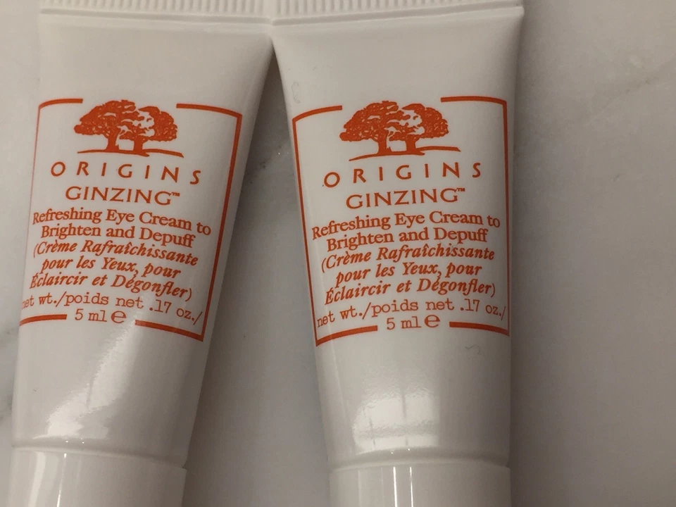 15 ORIGINS GinZing Eye Refreshing Cream Brighten and Depuff .17 oz  15 pack New - Image 2 of 4