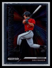 Dru Baker Texas Tech 2021 Panini Prizm Draft Picks #T-DB Thunderstruck