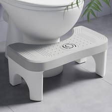 W U Squatting Toilet Stool for Adults, 7 Inch Poop Stool Squat Adult