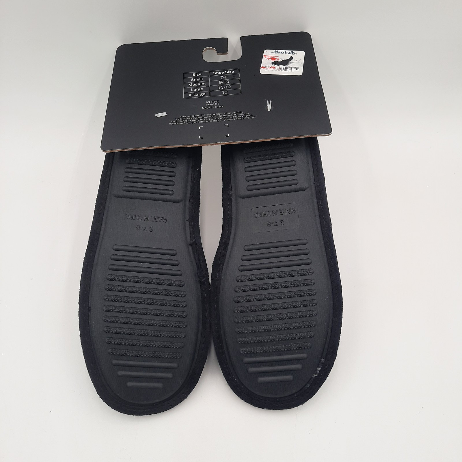 True Religion Slippers Men's S (7-8) Gray With Gold Horseshoe New thumbnail 5