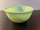 Vintage Fire King Jadeite Swirl Mixing Bowl Anchor Hocking Oven Ware USA 9”