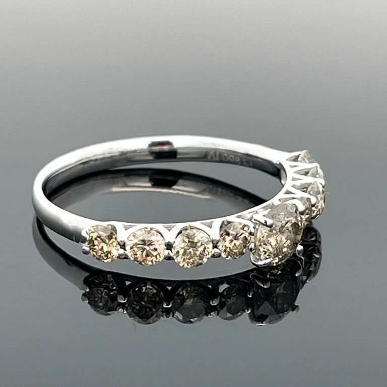 RING GR. 21 (CA. 66) AUS 950/- PLATIN MIT BRILLANTEN (GES.CA.1,0CT)  SCHMUCKJAGD - Bild 2 von 3