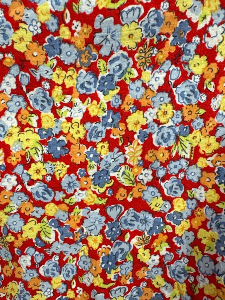 Vestido de verano para mujer Route 66 multicolor floral algodón talla M Foto 3 de 4