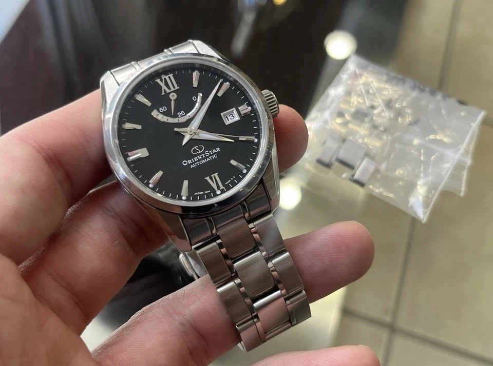 Beautiful Orient Star Automatic Black Dial Stainless Steel Men's Luxury Watch - Image 3 of 4