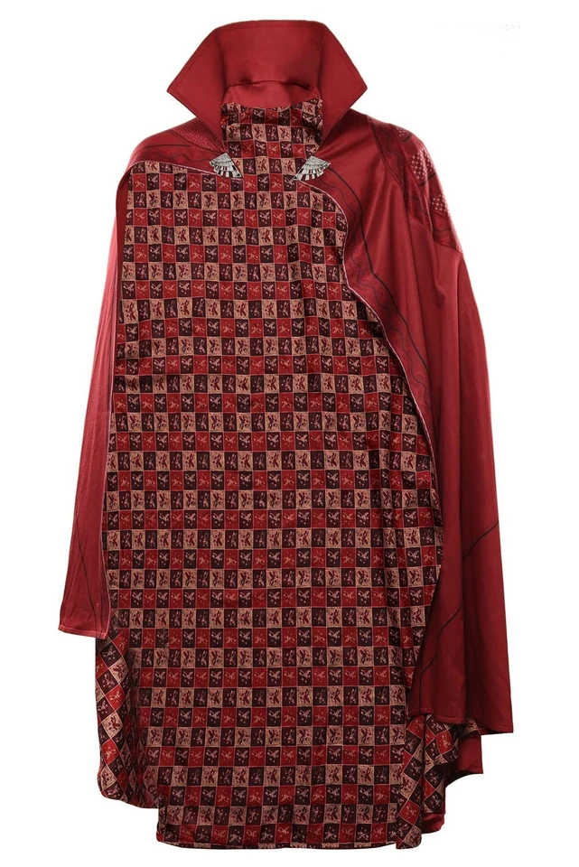 Disfraz Rojo Capa Cosplay Disfraz Abrigo Trajes Adulto Hombre Mujer Foto 3 de 4