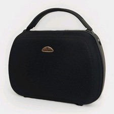 Samsonite Vanity Beauty Case Hard Shell Double Sided Mirror Lock Shoulder Strap