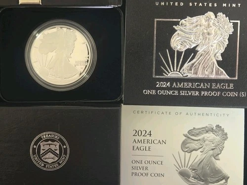 2024-S Proof San Francisco Silver Eagle OGP/COA - "S Mint The Proof You Want"
