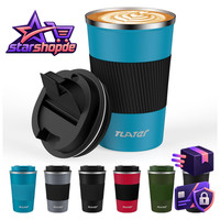 Thermobecher 380Ml Doppelwandig Vakuum Edelstahl Wasserdicht FüR Kaffee Tee