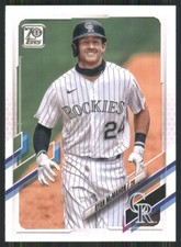 2021 Topps #445 Ryan McMahon Colorado Rockies 3491