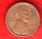 USA 1 CENT 1938