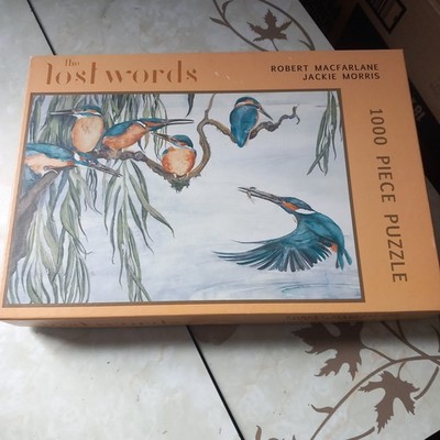 Puzzle Lost Words Eisvogel Jackie Morris Robert Macfarlane 1000 Teile