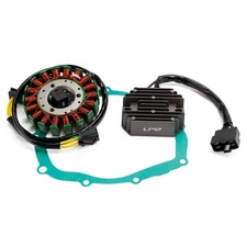 🏍️Magneto Stator + Voltage Rectifier + Gasket For Suzuki SV650 SV650S 99-02 01