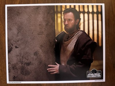 OFFICIAL PIX 2022 Star Wars Celebration Blank 8X10 Photo OBI WAN EWAN MCGREGOR