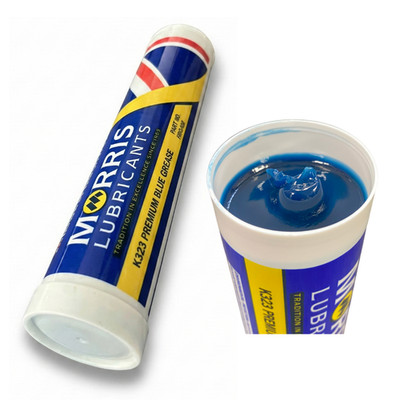 Morris K323 Blue Grease Kartusche - 400g Premium Lithium Calcium Hochdruck