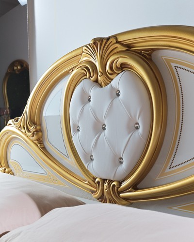 New Stunning CLARISSA Italian High Gloss 4Doors Wardrobe Bedroom Set OFFER PRICE - Picture 6 of 7