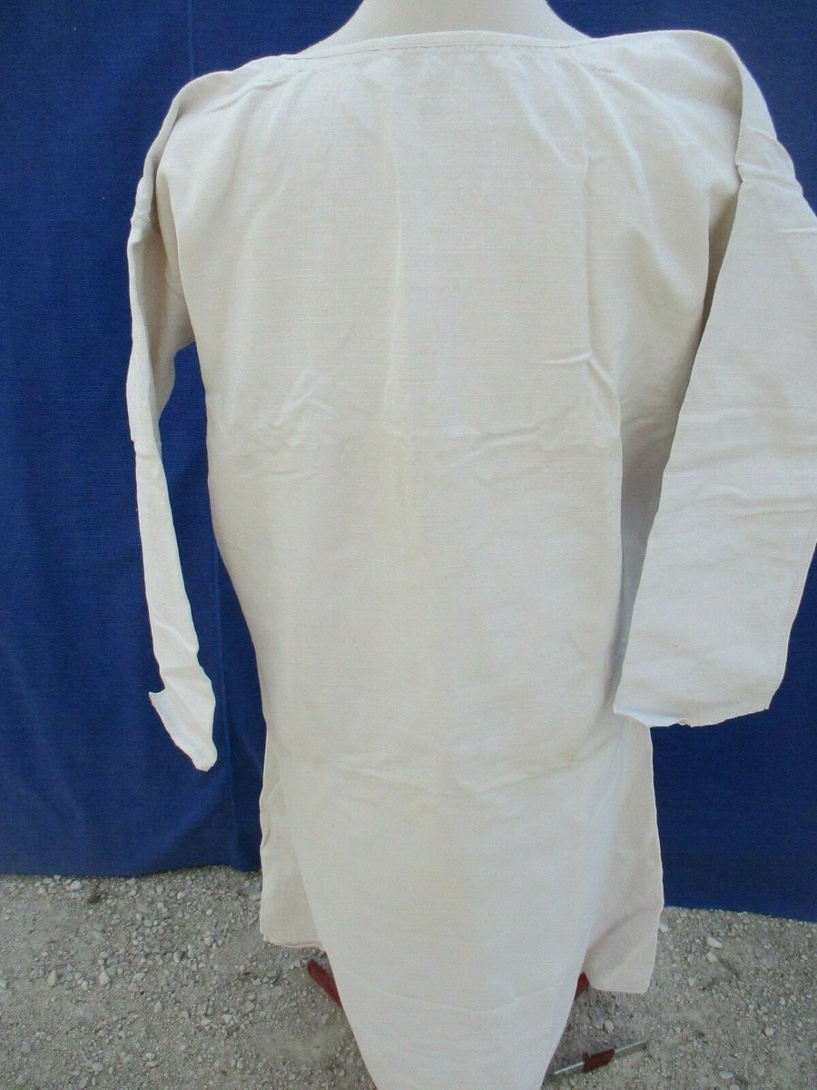 Chemise Ancienne N°245 - Lin/Chanvre - Style Grand-Mère / Robe De Nuit - Occasion