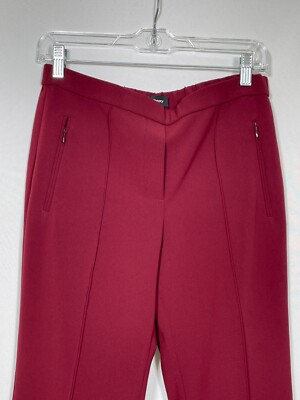 Theory Pull on Demitria Currant Admiral Crepe Red Flare Dress Pants Women's 6 | eBay Theory Pull on Demitria Currant Admiral Crepe Red Flare Dress Pants Women's 6 | eBay