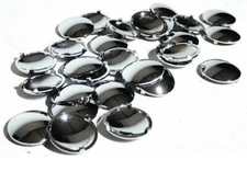 Upholstery Chrome Plastic Button Cover For Kenworth (Set Of 100 PZ)