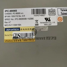 ONE NEW Advantech IPC-6806S 24V DC power supply 1U150W