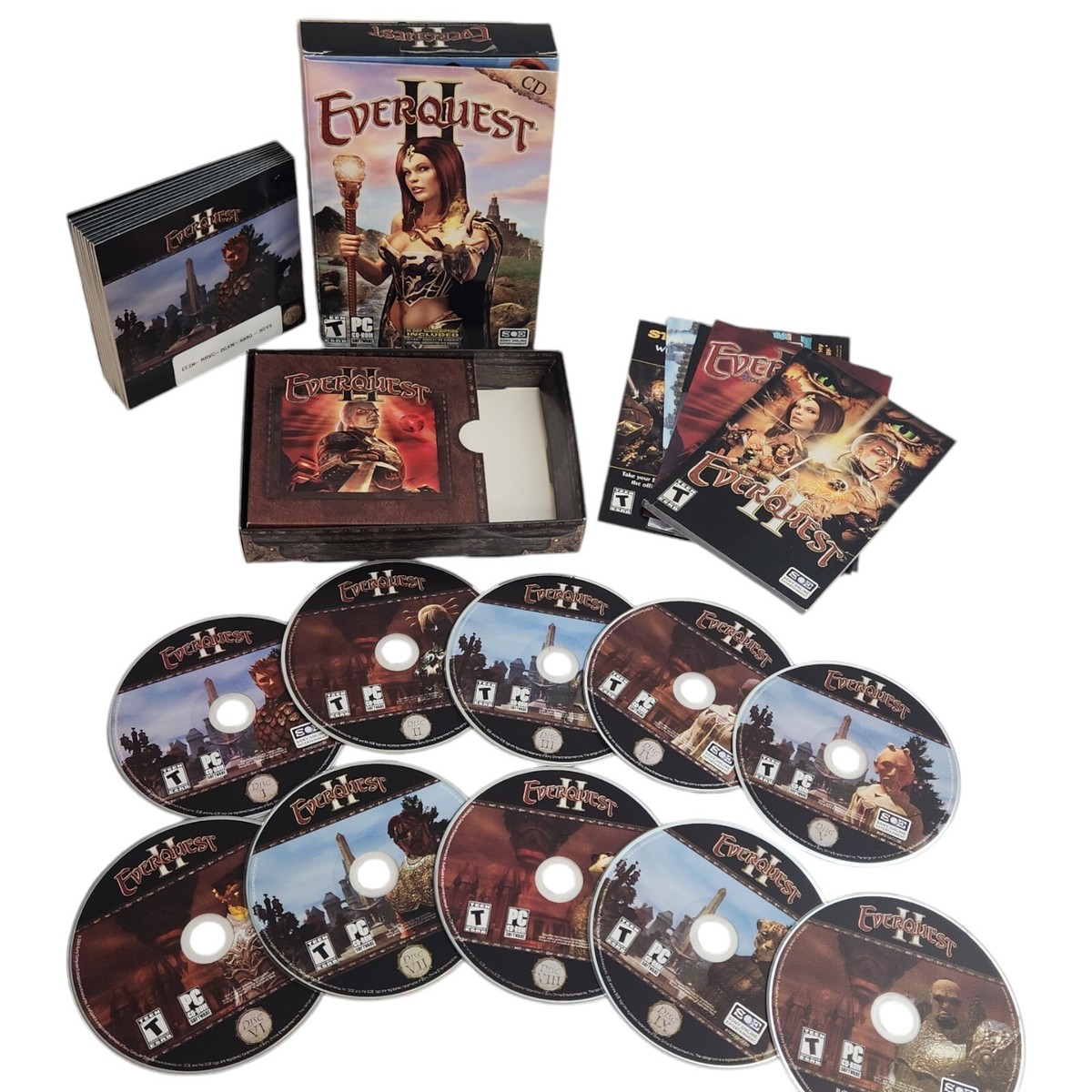 エバークエスト2 コレクターズエディション Everquest II Collectors Edition Lot with Coin PC CD-ROM Sony