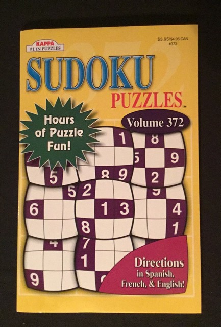 BRAND NEW Kappa SUDOKU Puzzles VOLUME 372 EBay