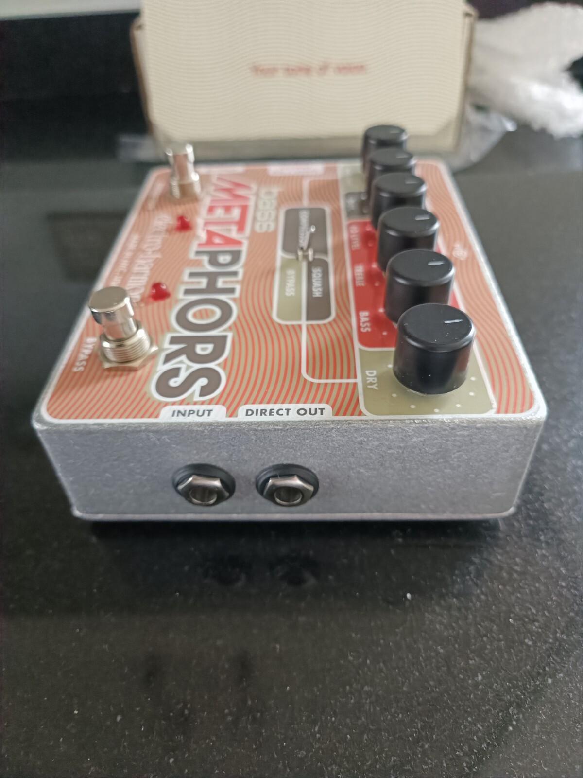 ElectroHarmonix EHX Bass Metaphors pedal Compressor Equaliser