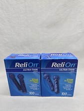 30 Gauge Ultra Thin Lancets For Sensitive Fingers 100× 2 Boxes (200) Total- NEW