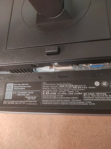 Dell P2014HT 20" Monitor LED IPS Widescreen - DISPLAY VGA DVI porte USB - Foto 6 di 11