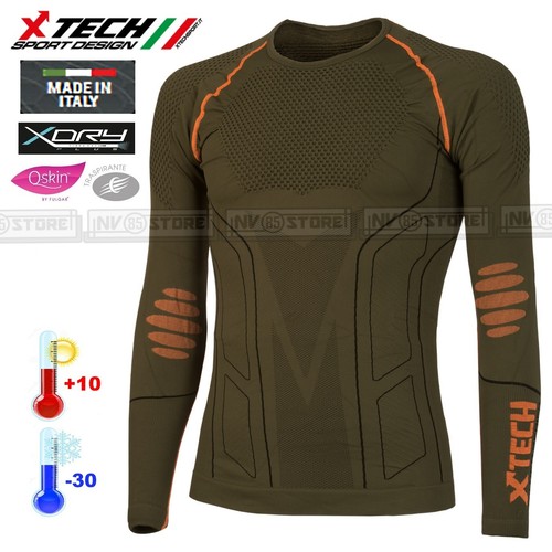 Maglia XTECH Tecnica Termica X-TECH EVOLUTION -30° Thermal Shirt Made in  Italy | eBay