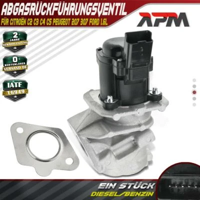 Valvola EGR per FORD FIESTA FOCUS MINI PEUGEOT 206 CITROËN MAZDA 3 VOLVO 1.6 HDi