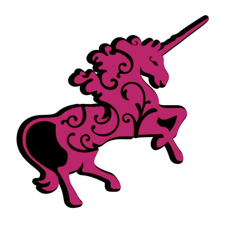 Unicorn Vinyl Decal Sticker Multicolor Choice a3650