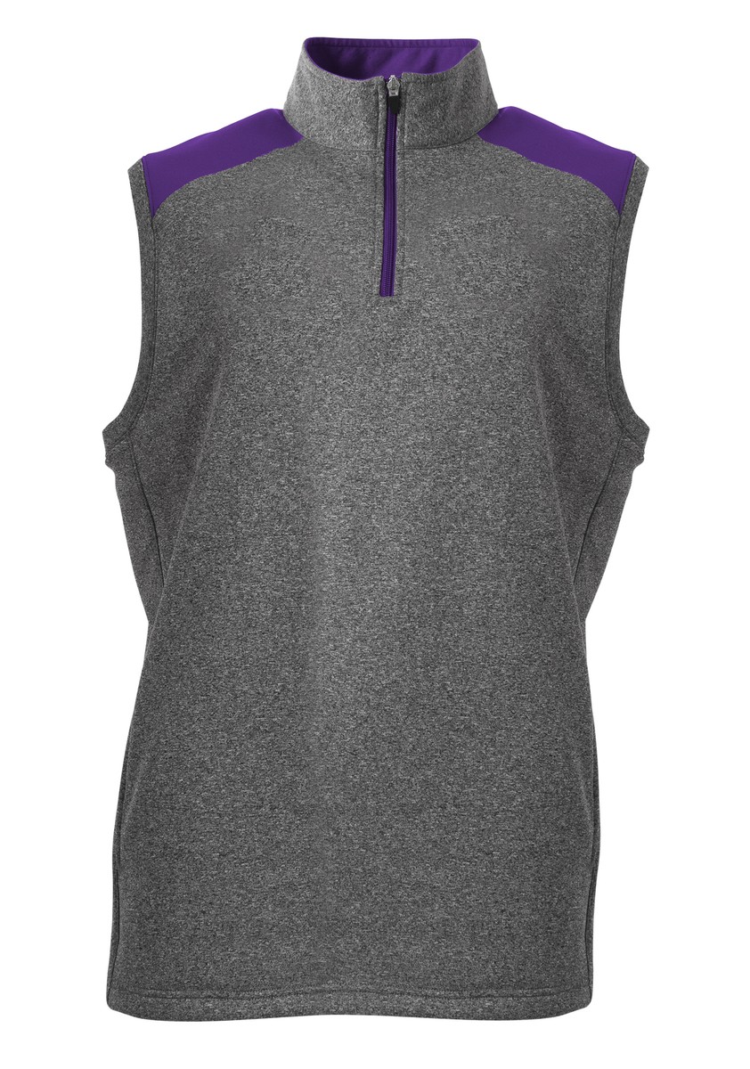 241 AREA241-VEST 　MB1154 A4 N4095 Tourney Sleeveless Fleece Quarter Zip Vest | eBay