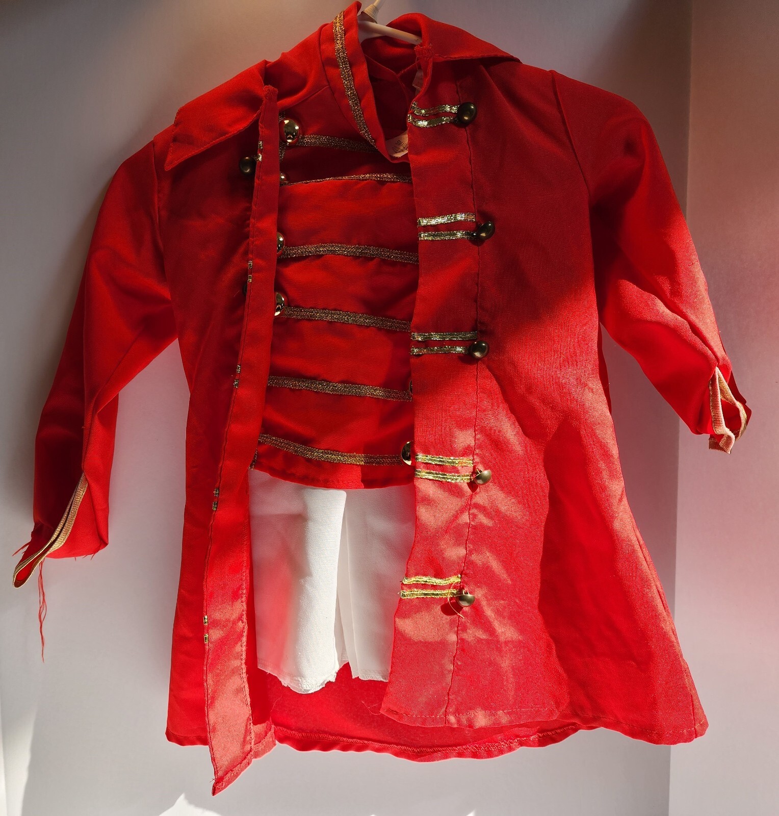 Used Kid's Small Red Toy Soldier Uniform Gem