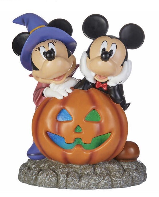mini happy to see you Halloween限定 Disney Halloween Mickey Minnie Mouse Pumpkin Sound Light Up COSTCO