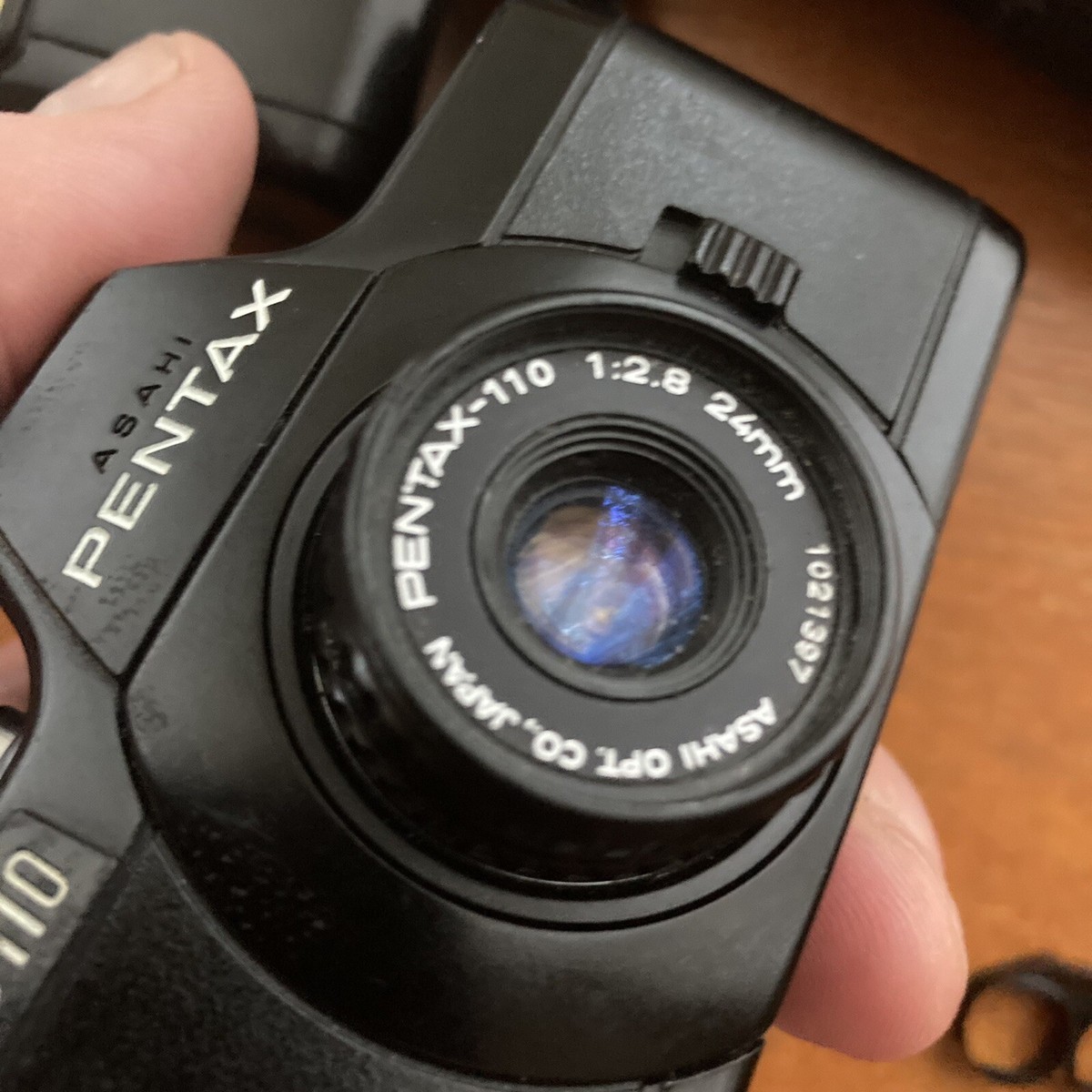 Pentax auto110 SLR Film Camera Black, Meter Works! W Lens Pentax auto110 SLR Film Camera Black, Meter Works! W Lens