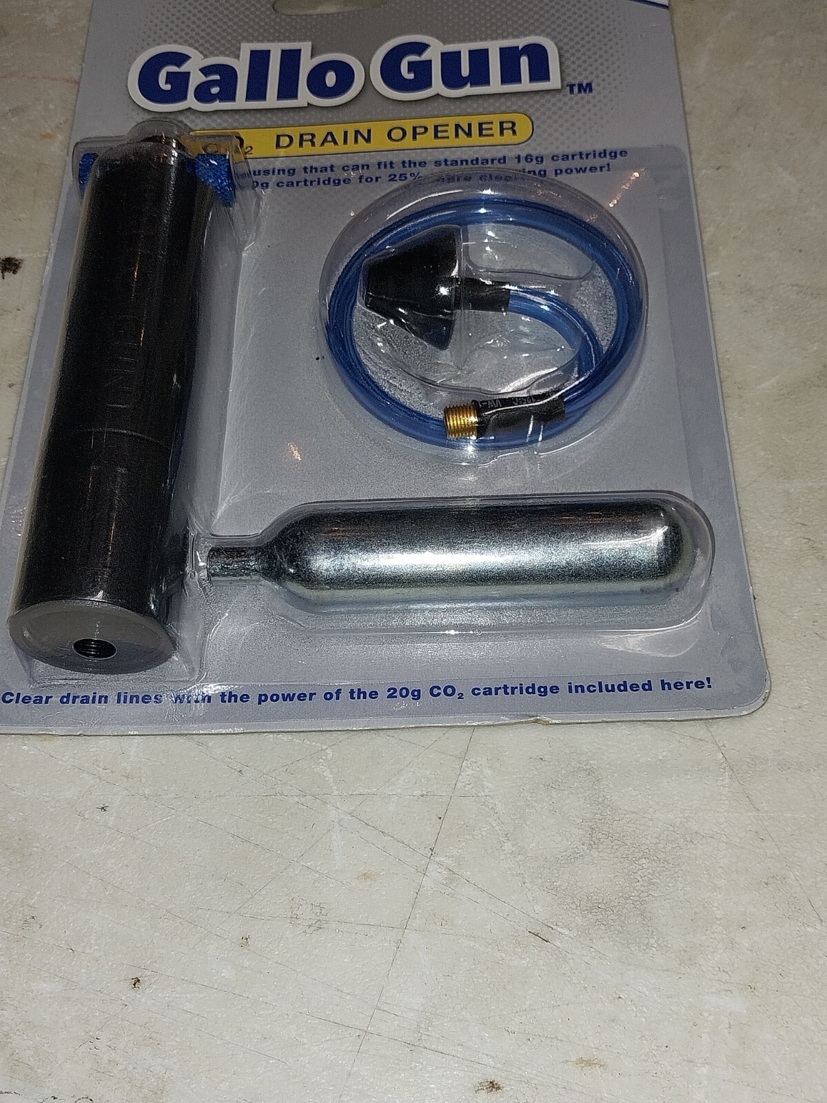 NuCalgon 417901 Gallo Gun Drain Line Cleaner Fits 16g and 20g CO2