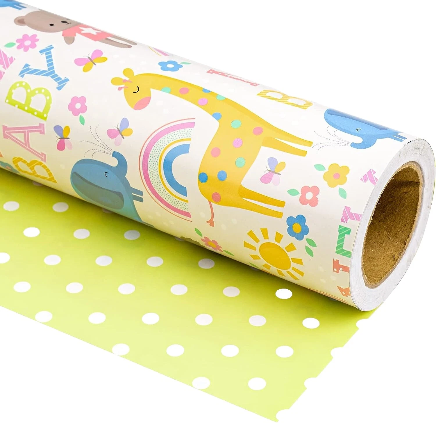 Animales de Navidad papel de regalo