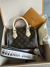 Brand New LOUIS VUITTON Speedy Bandouli re 20 Noir Strap M45957 with Receipt