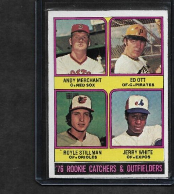 1976 TOPPS Rookie Catchers & Outfielders Card #594 ED OTT  EX-MT Condition
